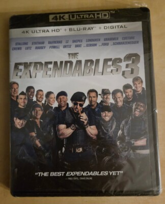 The Expendables 3 [New 4K UHD Blu-ray] 4K Mastering, 2 Pack