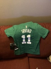 NBA Nike Boston Celtics Kyrie Irving Name/Number Preschool Tshirt Sz 7 New