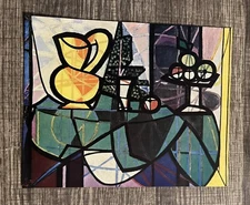 Pablo Picasso VTG Print Pitcher and Bowl of Fruit, 1931 Vintage Art