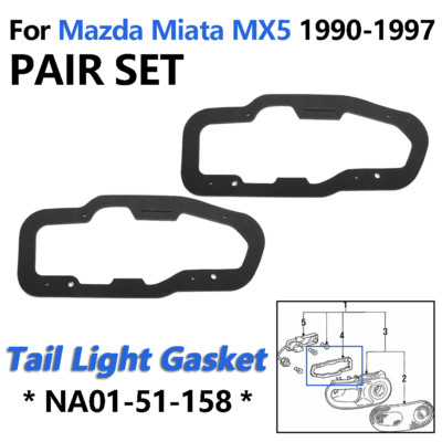 WIKIBB Tail Light Gasket Compatible with 90-97 Mazda Miata MX5, 2
