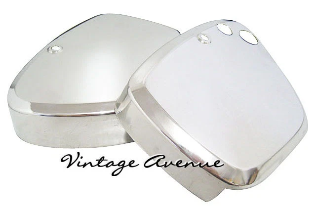 HONDA C100 CA100 C102 CA102 C105 CA105T CA100T SIDE COVER *W/ KEY LAMP HOLE* [V] — 第 3/4 张图片
