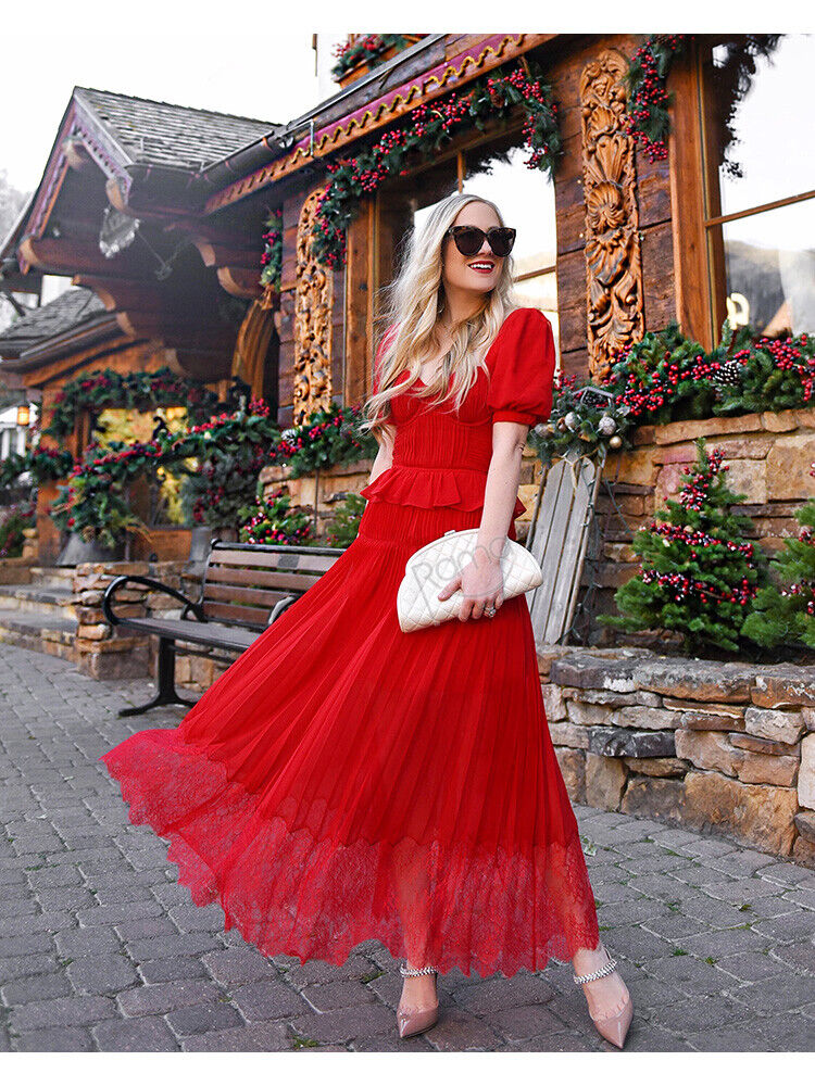 Self Portrait Women Red Short Sleeved Dress | eBay Self Portrait Women Red Short Sleeved Dress | eBay