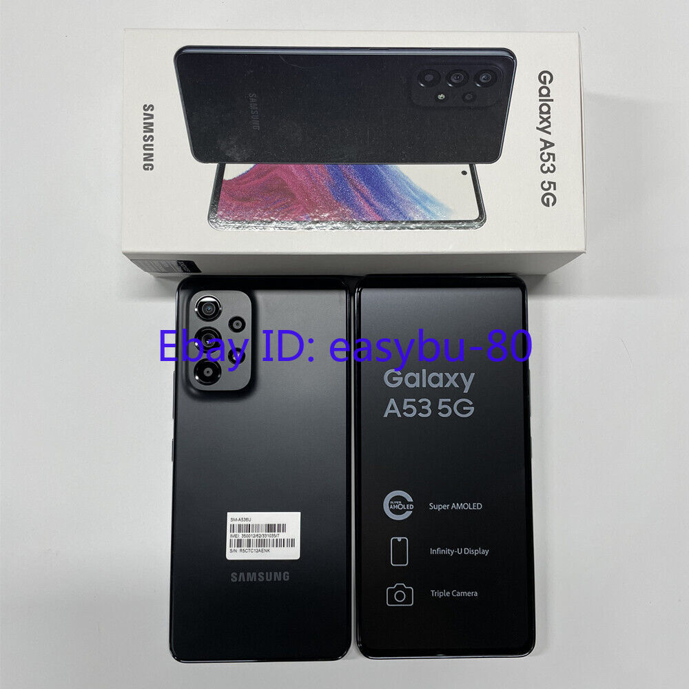 Unlocked Samsung Galaxy A53 5G SM-A536U 128GB+6GB 64MP New Sealed