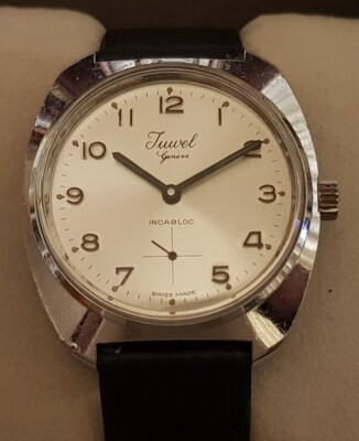Vintage Armbanduhr Juwel Genéve   Handaufzug - Cal. Unitas 6376