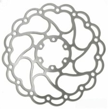 Disco Freno Rotore Freni Bici Bicicletta MTB ARIES silver 203mm ALLIGATOR 6 Fori