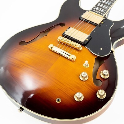 Yamaha SA2200 Semi-Hollow Electric Guitar Brown Sunburst New | eBay