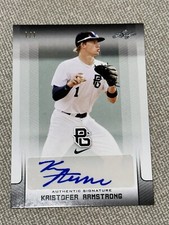 KRISTOFER KRIS ARMSTRONG 2017 Leaf Perfect Game NS Black AUTOGRAPH #1/1