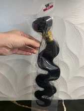 100% Real human hair extensions bundles/ Body Wave/18”/100g