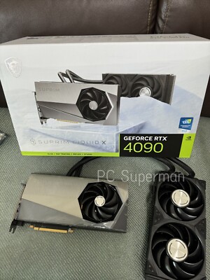 MSI RTX 4090 SUPRIM LIQUID X (No Core & VRAM) With Box - (FOR