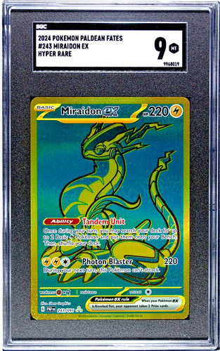 Miraidon ex graded SGC 9 for sale on eBay
