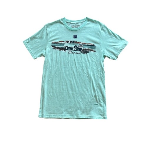 Light blue ford bronco Graphic T-Shirt , new without tag but sticker intact - M