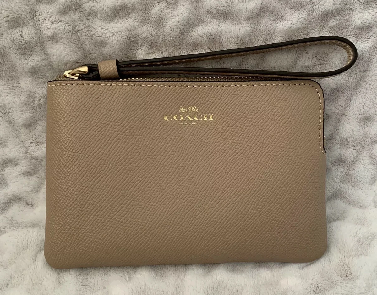 Taupe wristlet cheap