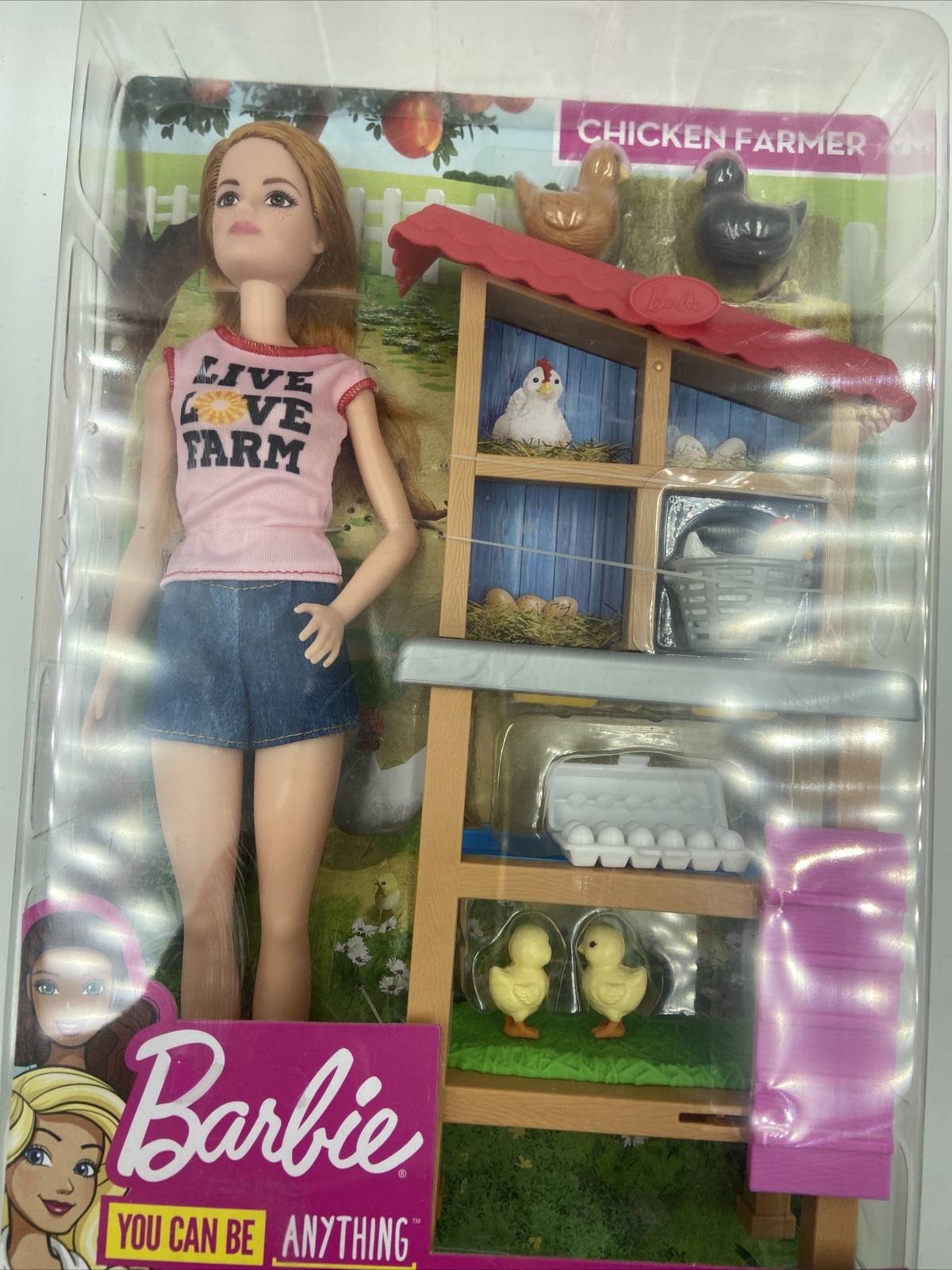 chicken farmer barbie girl