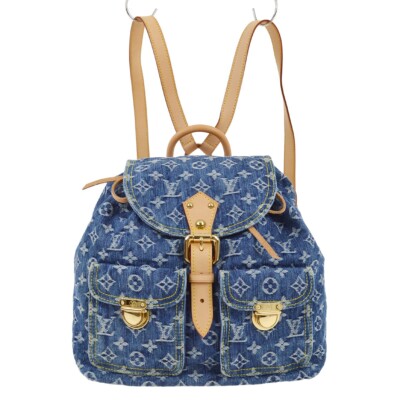 Louis Vuitton Blue Monogram Denim Sac a Dos GM Backpack M95056 CA0066 173978