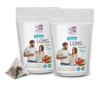 lung detox for smokers - LUNG CLEANSE  TEA - eucalyptus tea tree 2 Pack 