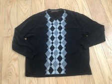 Perry Ellis Mens V neck Pullover Sweater Size XL