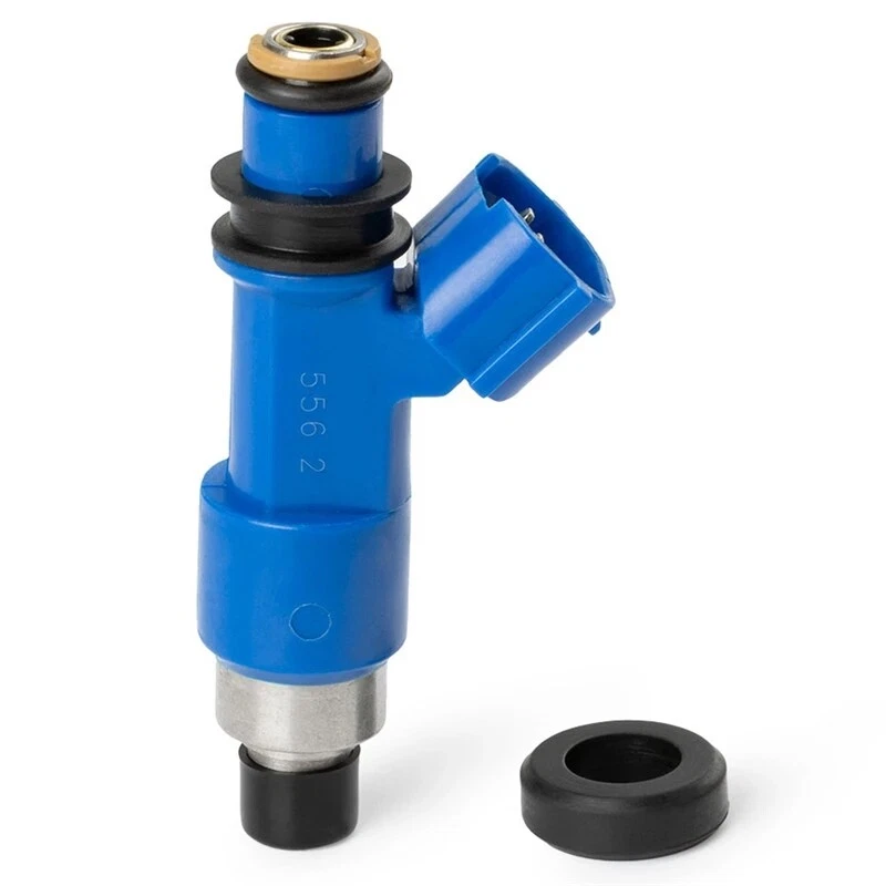 4X Fuel Injectors For Denso 565cc STI BLUE Fit Subaru Impreza WRX Forester EJ25 - Image 2 of 4