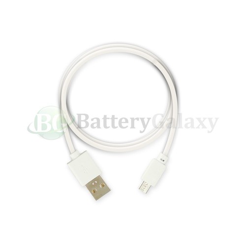 6ft Feet USB 2.0 A to Micro-USB B High Speed Cable M/M WHITE - Picture 4 of 6