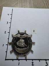 USS CONSTITUTION CHIEF CPO CHALLENGE COIN