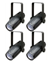 4 x Chauvet LED Pinspot 2.0 Spot Pin Light Thin Beam for Mirrorball