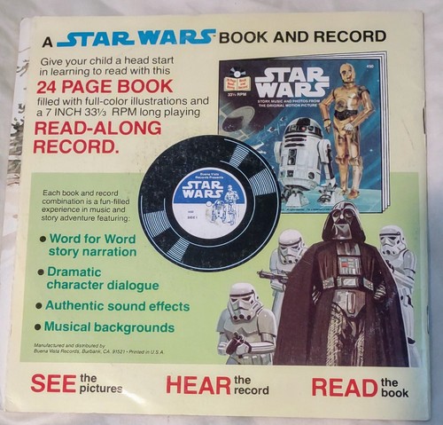 Read Along Records Star Wars Return of the Jedi Ewoks Join the Fight #460 1983 - Picture 2 of 5