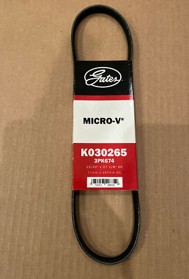 Courroie Micro-V Gates 3PK945 - Haute Performance, Silencieuse, Compatible Nombreuses Marques Auto
