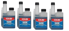 4 pack STA-BIL 22239 MARINE FORMULA ETHANOL up to 80 Gal 8 OZ STABIL 360°