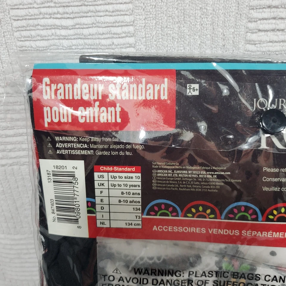 Nuevo - Vestido Disfraz Día de Muertos Solo Niño Talla Estándar (hasta Talla 10) Foto 4 de 4