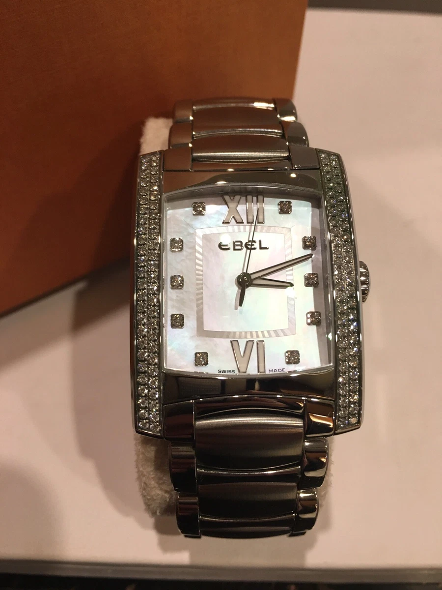 NEW Ebel Brasilia Watch 1215771 MOP Diamond Dial with Diamond Case