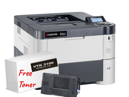 Kyocera FS-2100DN Laserdrucker mit Tonerkassette Konvolut