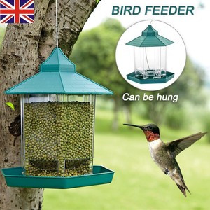 New Waterproof Hanging Bird Feeders Squirrel Guard Wild Feeder Box