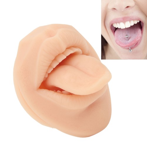 Silicone Tongue Mouth Model 3D Simulation Soft Flexible Reusable Piercing - Picture 12 of 22