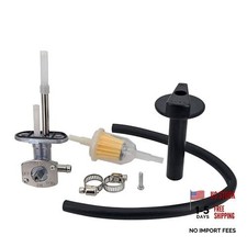 Fuel Cock Valve Petcock With Lever Compatible with Yamaha Grizzly 350 400 450