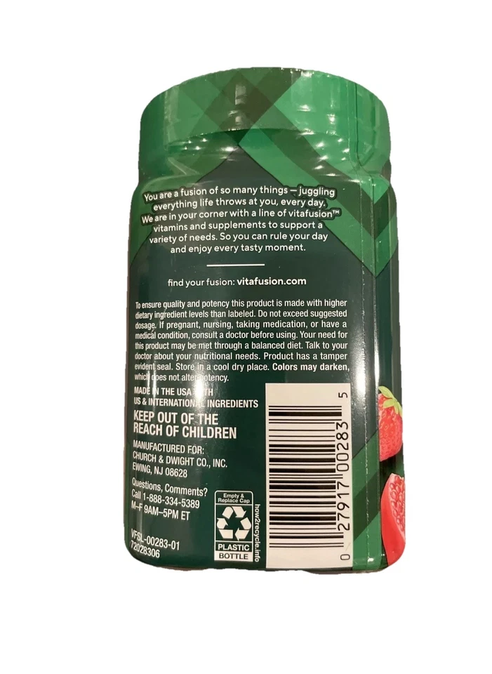 Vitafusion Masticables Suaves Bienestar Diario Multi Adulto 30 ct Sabor Baya Fusión NUEVO Foto 4 de 4