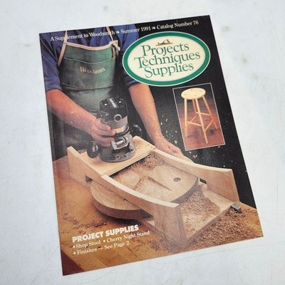 Woodsmith Summer 1991 Supplement Catalog No76 Projects Techniques Supplies