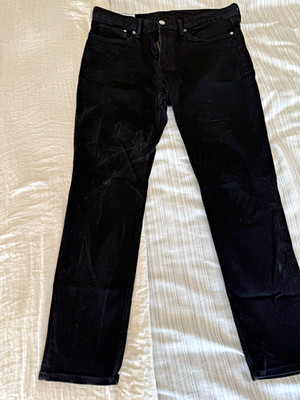 H&M Men's Black Dark Wash Denim Jeans Skinny Style Slim Fit 5-Pocket