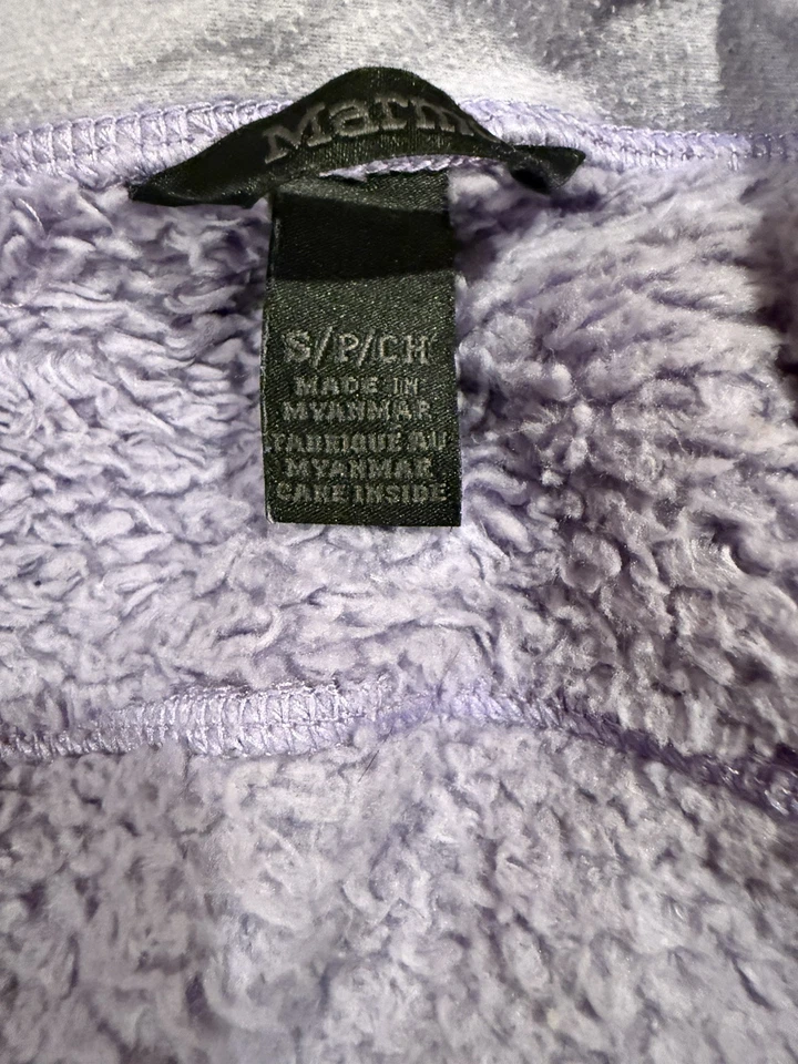 Chaqueta 3 en 1 Marmot Precip Eco Component para niños talla SM rojo concha/púrpura polar Foto 4 de 4