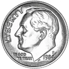 1984 P Roosevelt Dime From Mint Set