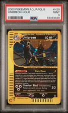 2003 Pokémon Aquapolis Umbreon Holo Swirl H29/H32 PSA 9 on eBay