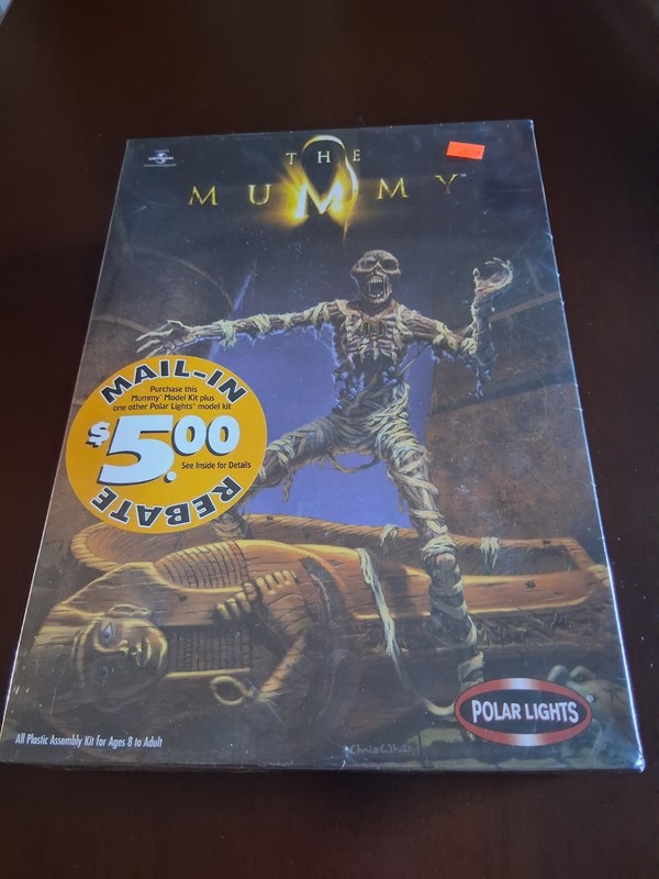 The Mummy Plastic Model Kit Polar Lights 1999 Factory Sealed