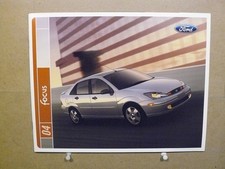 2004 Ford Focus ZX3 ZX5 LX SE ZTS Wagon ZTW Sales Brochure 22 pages