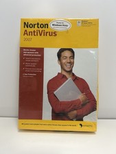 Norton Antivirus Security Software 2007 New Sealed Rare Vintage
