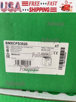 BMXCPS3020     M340 24VDC Power Supply  SHIP US Free TAX