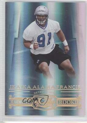 2007 Donruss Threads Century Proof Gold 8/50 Ikaika Alama-Francis Rookie RC 0a1
