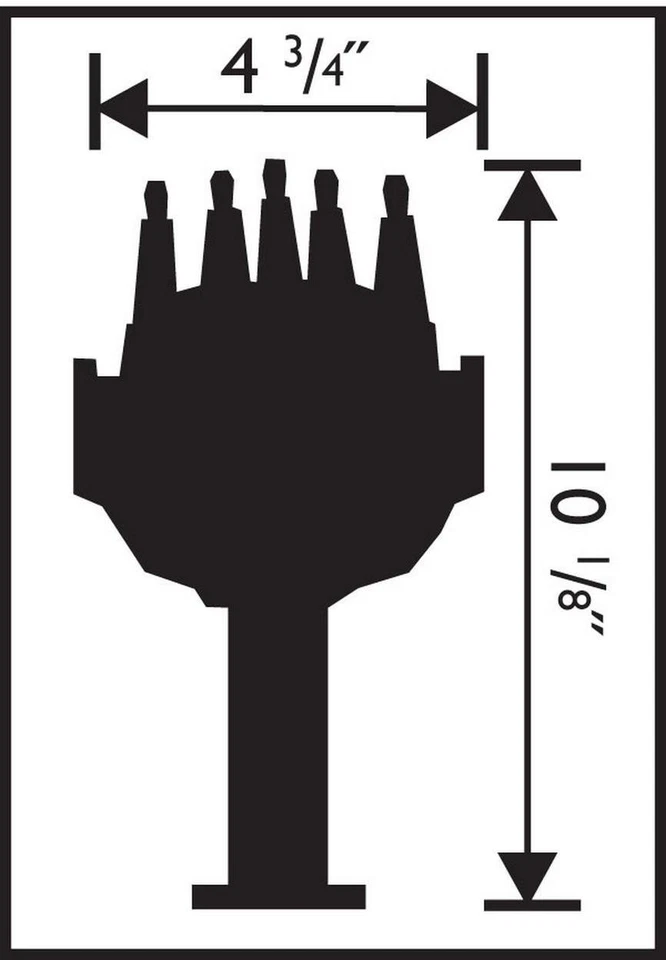 Distribuidor MSD - Se adapta a Chrysler 383.400 distribuidor Pro-Billet pequeño diámetro Foto 3 de 4