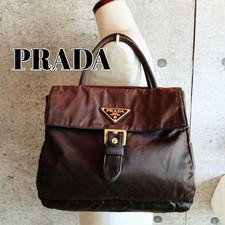 Prada Vintage 90s Nylon Multi-Pocket Bag Men Women Classic Used