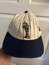 Vintage 1991 Bugs Bunny National All Stars Baseball Cap Hat Acme Kids Snap Back