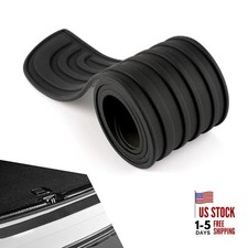 Car Rear Bumper Anti-Scratch Protector, 41" x 3.5" Heavy Duty Rubber Car Rear