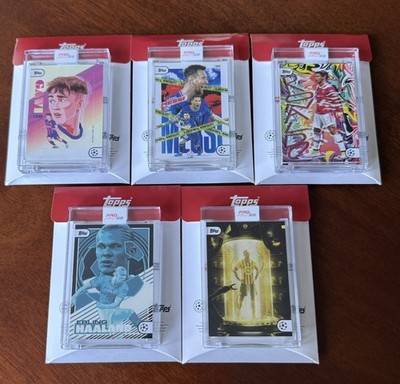 2022 Topps Project 22 Week 1 Messi Cristiano Ronaldo Haaland Bellingham Gavi Set