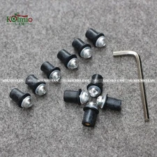 10pcs Windshield Screw Nut Bolts Fit For KAWASASI Windshield Mount Hardware